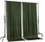 Olive Green - IFR Polyester Backdrop Drapes Curtains Panels with Rod Pockets