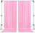 Pink - IFR Polyester Backdrop Drapes Curtains Panels with Rod Pockets