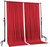 Red - IFR Polyester Backdrop Drapes Curtains Panels with Rod Pockets