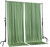Sage Green - IFR Polyester Backdrop Drapes Curtains Panels with Rod Pockets