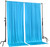 Turquoise - IFR Polyester Backdrop Drapes Curtains Panels with Rod Pockets