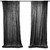 Black - Lush Panne Velvet Backdrop Drapes Curtains Panels with Rod Pockets