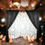 Black - Lush Panne Velvet Backdrop Drapes Curtains Panels with Rod Pockets