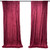 Burgundy - Lush Panne Velvet Backdrop Drapes Curtains Panels with Rod Pockets