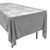 AK TRADING CO. Lush Panne Velvet Tablecloth - 60 x 102 Inch Rectangular Table Cover | Great for Buffet Table, Parties, Holiday Dinner, Wedding & Baby Shower - Silver