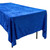 AK TRADING CO. Lush Panne Velvet Tablecloth - 60 x 102 Inch Rectangular Table Cover | Great for Buffet Table, Parties, Holiday Dinner, Wedding & Baby Shower - Royal Blue 