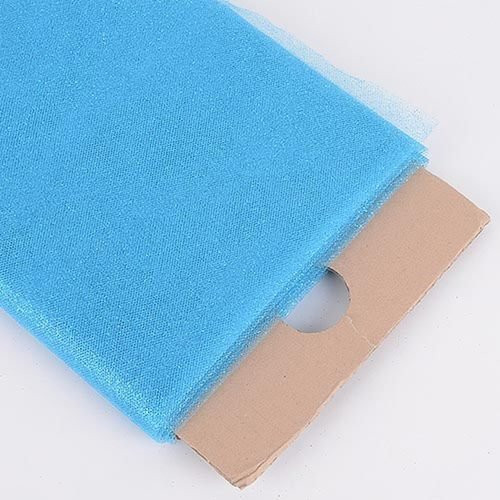 54" Inch X 10 Yards Premium Glitter Tulle Fabric Bolt (Turquoise)