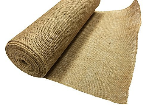 AK TRADING Burlap Fabric Roll for Diy Crafts & Home Décor Natural, 14" L by 10 yd