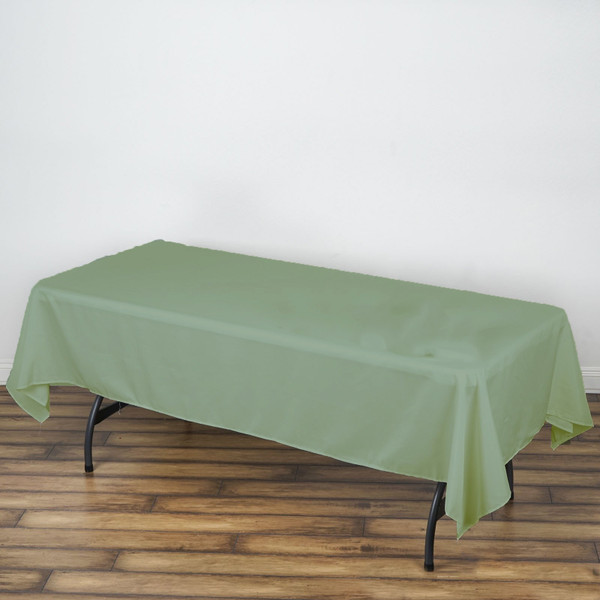 Sage 100% Polyester Rectangular Tablecloth 60 x 102"