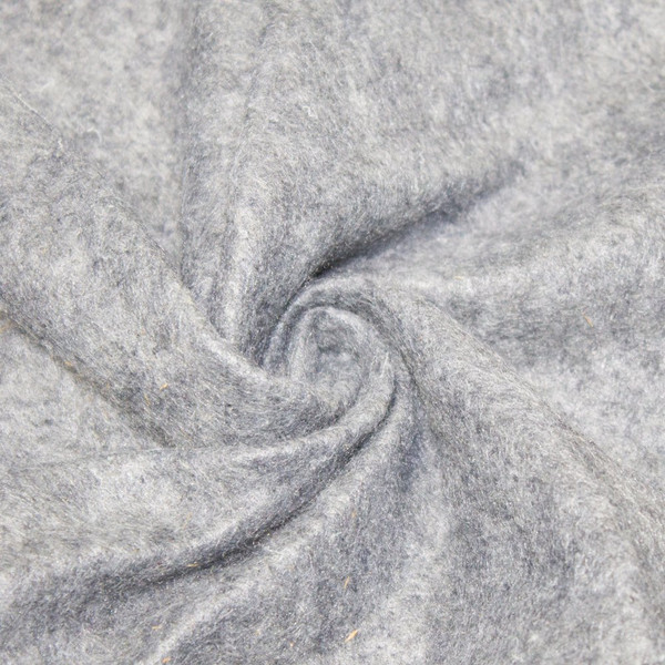 72-Inch Wide 1/16” Thick Acrylic Felt Fabric - Healther Silver