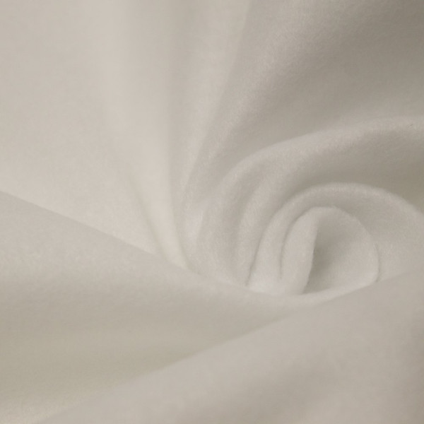 72-Inch Wide 1/16” Thick Acrylic Felt Fabric - Ivory