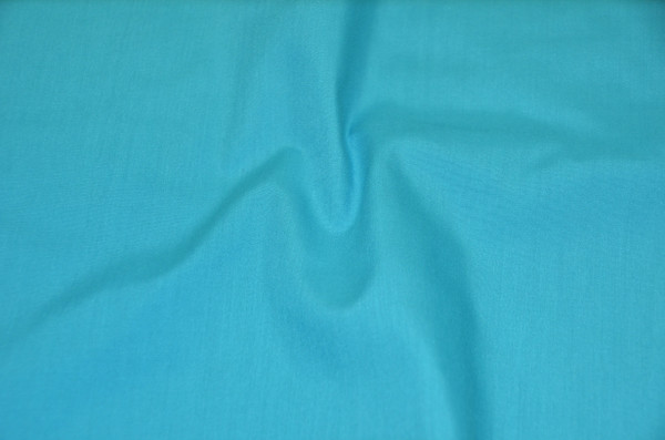 60" Aqua Premium Polyester Cotton Blend Broadcloth