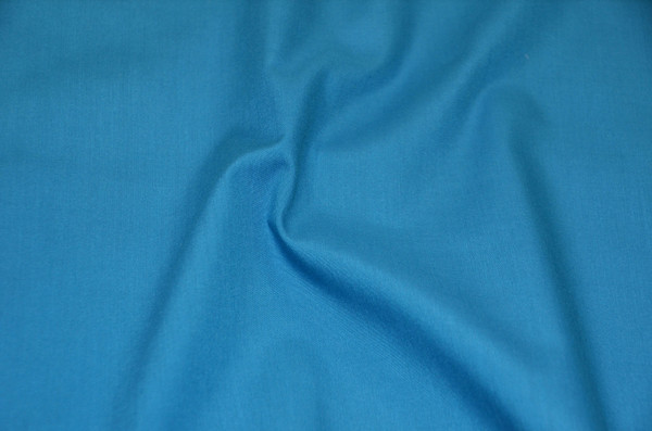 60" Ocean Blue Premium Polyester Cotton Blend Broadcloth