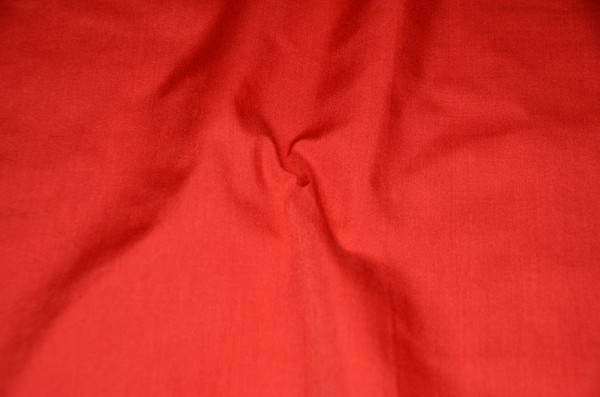 60" Red Premium Polyester Cotton Blend Broadcloth