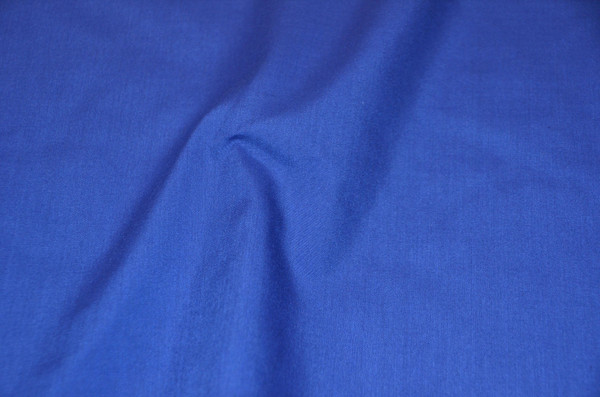 60" Royal Blue Premium Polyester Cotton Blend Broadcloth