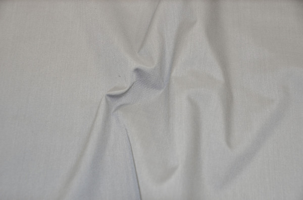 60" Silver Premium Polyester Cotton Blend Broadcloth