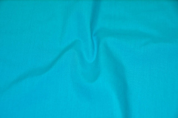 60" Turquoise Premium Polyester Cotton Blend Broadcloth