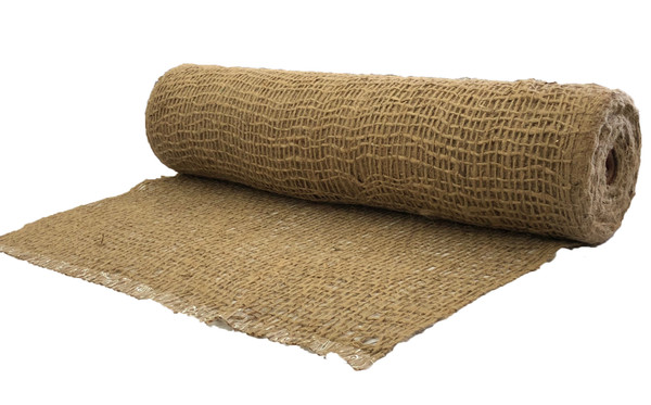 AK-Trading Jute Erosion Control, Soil Saver Mesh Blanket - 48" Wide x 10 Yards (30 feet Long) - 120 Sq. Ft. Coverage