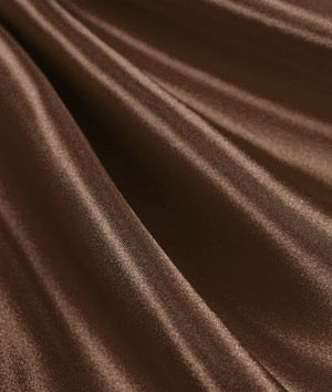 Brown - 60" Wide Charmeuse Satin Fabric
