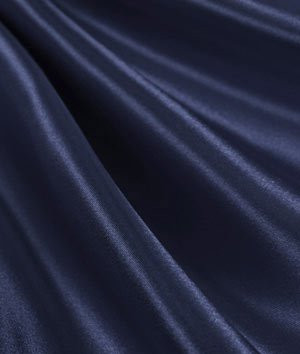 Navy Blue - 60" Wide Charmeuse Satin Fabric