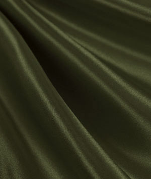 Olive Green - 60" Wide Charmeuse Satin Fabric