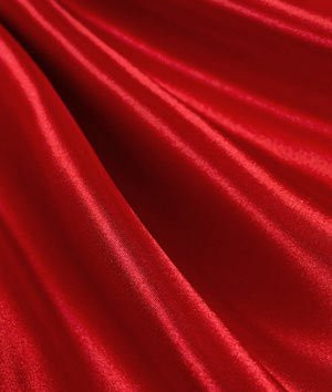 Red  - 60" Wide Charmeuse Satin Fabric
