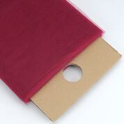 Burgundy - Nylon Tulle Fabric - 40 Yards By Roll