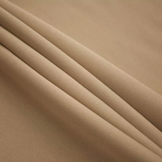 Khaki - Polyester Poplin Fabric 60" Wide