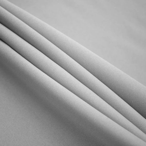 Silver - Polyester Poplin Fabric 60" Wide