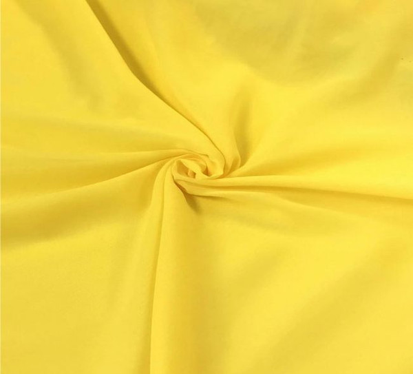 60" Wide Chiffon Fabric - Neon Yellow