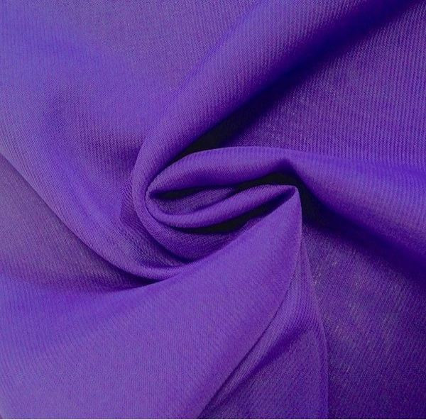 60" Wide Chiffon Fabric - Purple