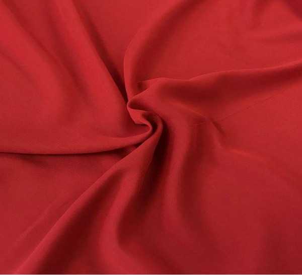 60" Wide Chiffon Fabric - Red