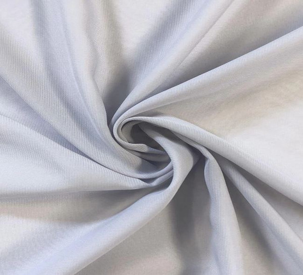 60" Wide Chiffon Fabric - Silver