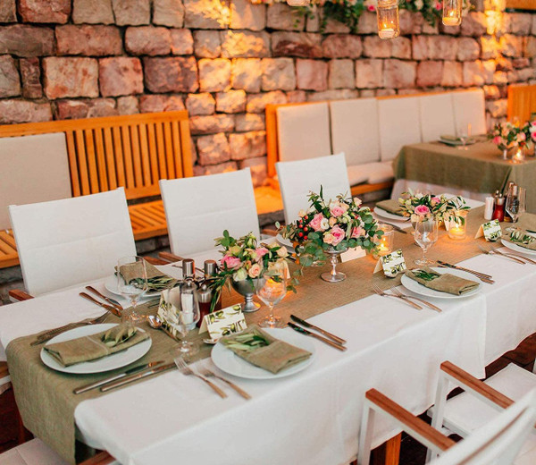 24-Inches Wide Natural Jute Burlap Fabric Rolls - 100 Yards