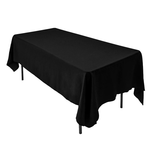 Black Polyester Tablecloth