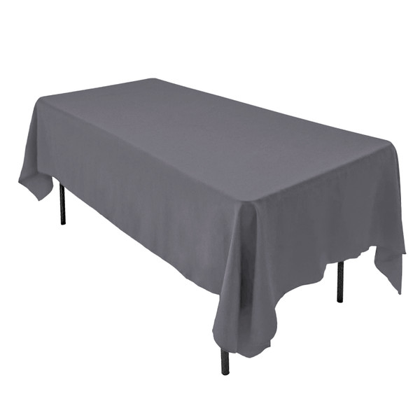 Charcoal Polyester Tablecloth