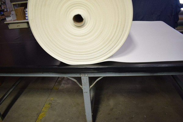 White Foam Closed Cell 1/8" High Density Auto Crafts Upholstery 60"W - BTY