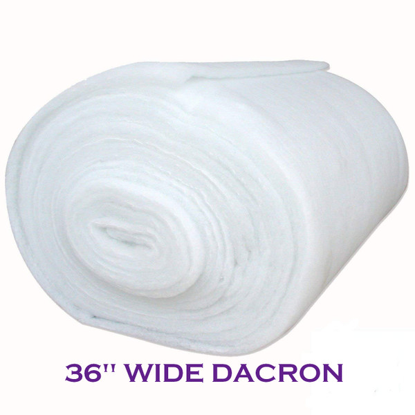 36 Inch Wide Bonded Dacron Upholstery Grade Polyester Batting