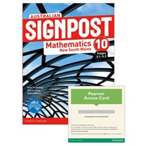 Australian Signpost Mathematics New South Wales 10 (5.1-5.2) Student Book/eBook 3.0 Combo Pack