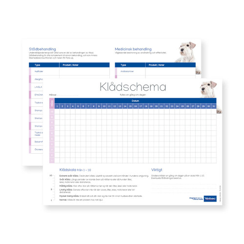 Klådschema A4