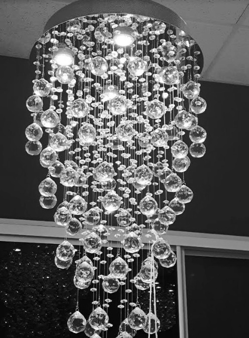 crystal raindrop chandelier