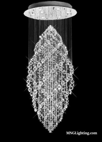 modern chandeliers for high ceilings