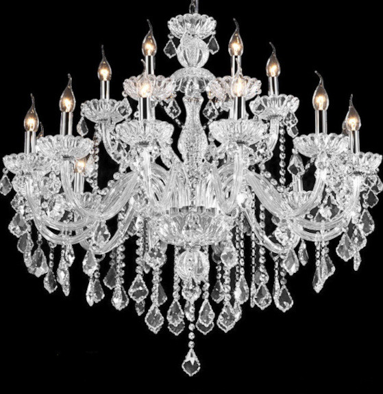 18 Light Traditional Classic Luxury Crystal Chandelier CC08448-18