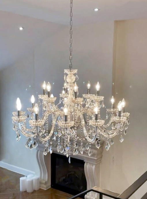 18 Light Traditional Classic Luxury Crystal Chandelier CC08448-18