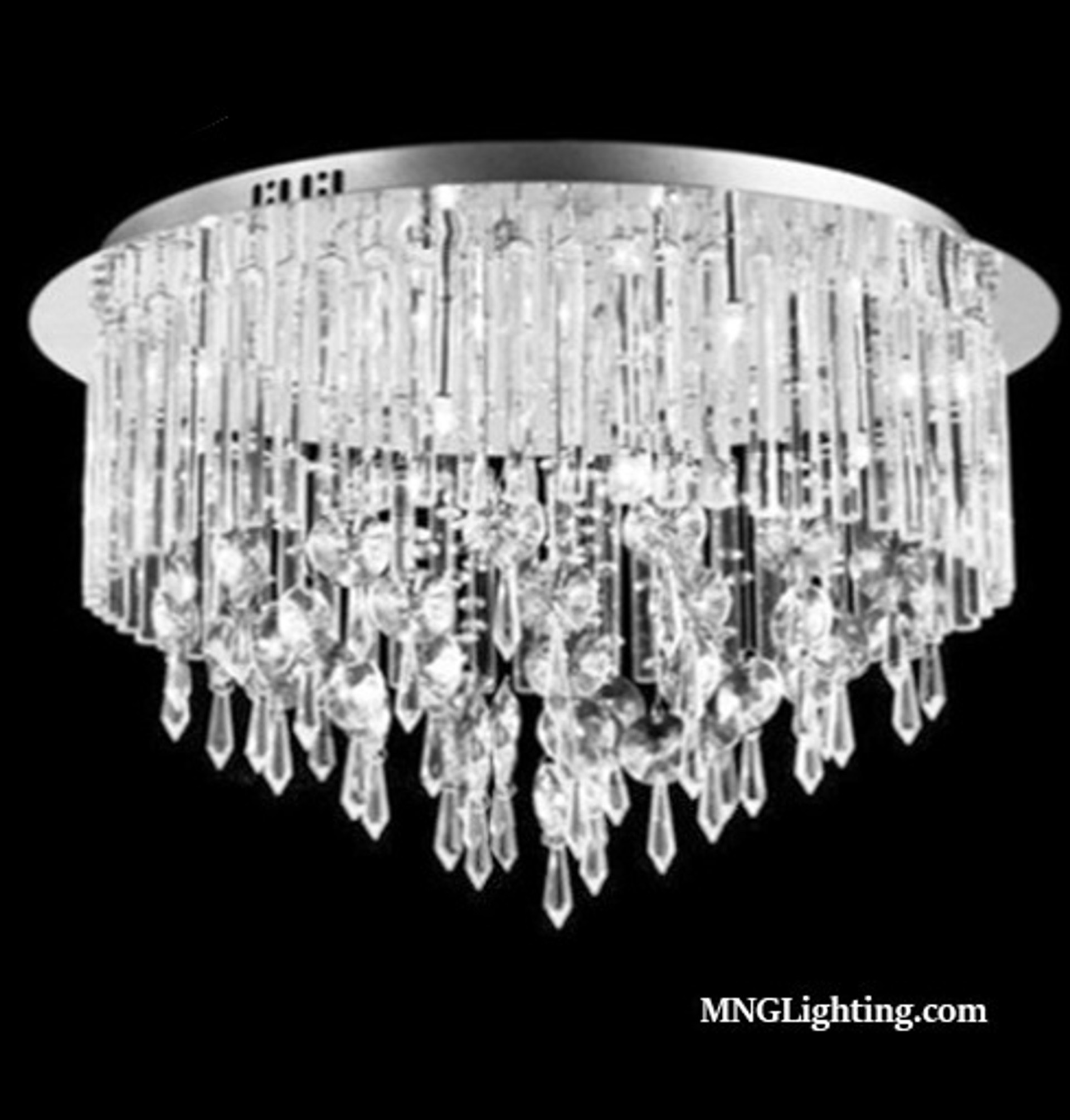 Round Flush Mount Crystal Chandelier Ceiling Light Fixture MC30271   30271 Flush Mount Crystal Ceiling Chandelier  38178.1612918619 