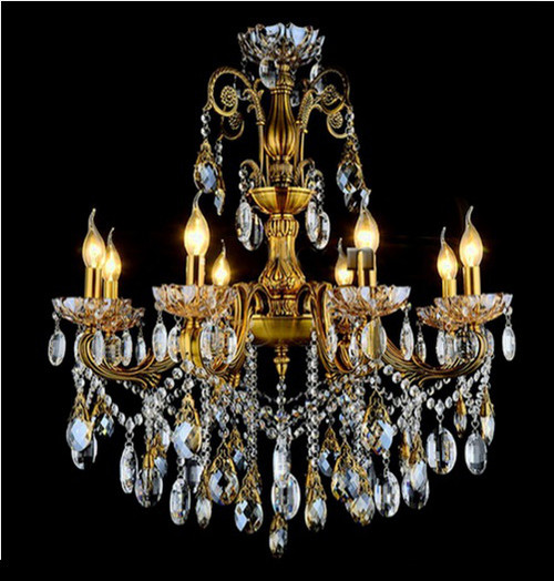 8 light traditional classic brass bronze luxury crystal chandelier entryway foyer staircase dining room living room bedroom light, traditional chandelier light, traditional chandelier for foyer, gold crystal chandelier