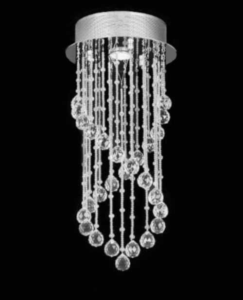 mini small 1 light raindrop spiral flush mount modern crystal pendant chandelier lighting fixture MC86580 for entryway bedroom entrance foyer high ceiling free shipping across Canada Montreal Quebec mini small 1 light raindrop spiral flush mount modern crystal pendant chandelier lighting fixture MC86580 for entryway bedroom entrance foyer high ceiling free shipping across Canada Montreal Quebec