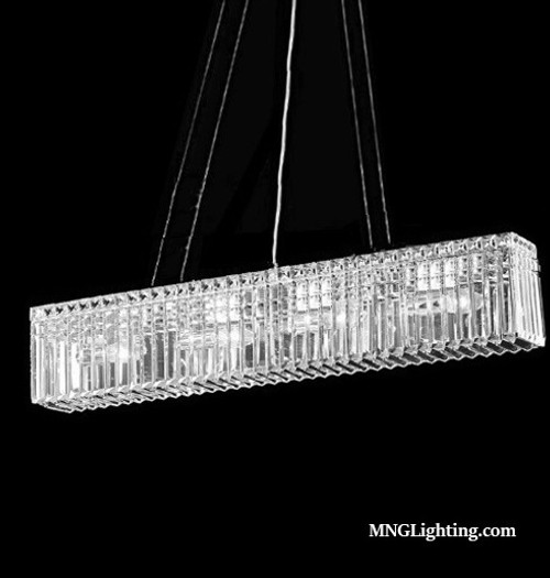 rectangular linear crystal pendant chandelier for dining room dining table kitchen island sloped vaulted ceilings, crystal pendant chandelier light on sale, dining room crystal pendant lighting, hanging crystal chandelier, island pendant light