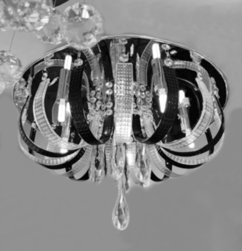 flush mount round polished chrome 7 light crystal chandelier ceiling light MC30220 for living room bedroom entryway hallway low ceiling 8 ft. ceiling foyer
free shipping across Canada Montreal Quebec