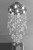 raindrop polished chrome 7 light modern crystal pendant chandelier lighting fixture MC43418 for staircase entryway foyer high ceiling sloped vaulted ceilings free shipping across Canada Montreal Quebec